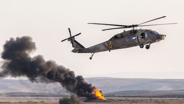 Israeli UH-60 Black Hawk helicopter - Sputnik International