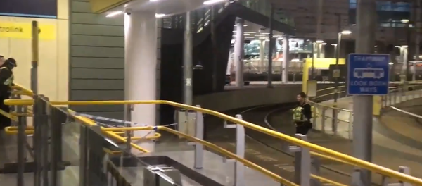 Stabbing incident at UK's Manchester Victoria train station Stabbing incident at UK's Manchester Victoria train station - Sputnik International