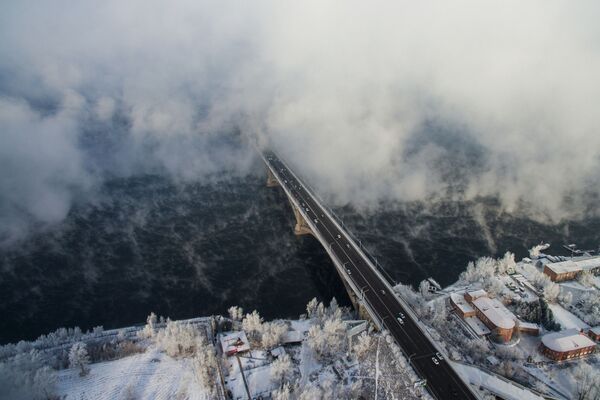 Frosty Magic: Fantastic Aerial Photos of Winter Wonders - Sputnik International