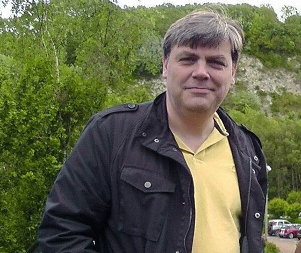 Lee Pomeroy, pictured, was stabbed to death during an altercation with another passenger on a train heading into London Lee Pomeroy, pictured, was stabbed to death during an altercation with another passenger on a train heading into London - Sputnik International