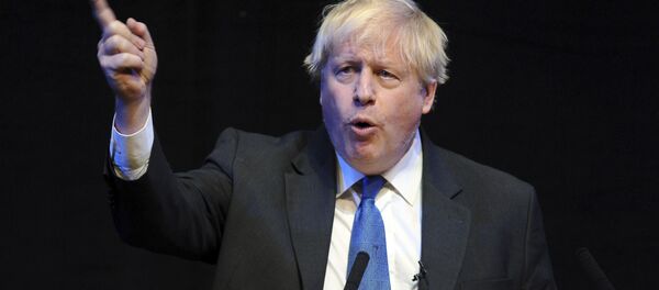 British Conservative Party Member of Parliament Boris Johnson speaks at a fringe event during the Conservative Party annual conference at the International Convention Centre, in Birmingham, England, Tuesday, Oct. 2, 2018. - Sputnik International