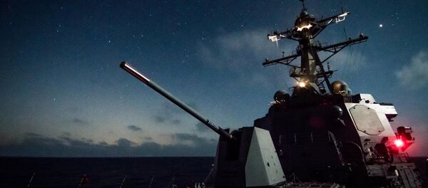 USS Dewey and the Mk 45 deck gun USS Dewey and the Mk 45 deck gun - Sputnik International