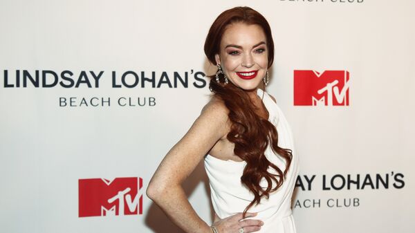 Lindsay Lohan attends MTV's Lindsay Lohan's Beach Club series premiere party at Magic Hour Rooftop at The Moxy Times Square on Monday, Jan. 7, 2019, in New York - Sputnik International