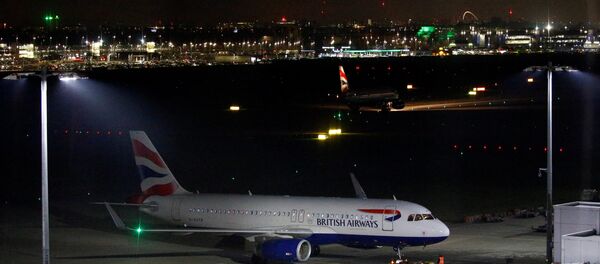A British Airways aircraft sits on the tarmac at Heathrow Airport in London, Britain January 8, 2019 A British Airways aircraft sits on the tarmac at Heathrow Airport in London, Britain January 8, 2019 - Sputnik International