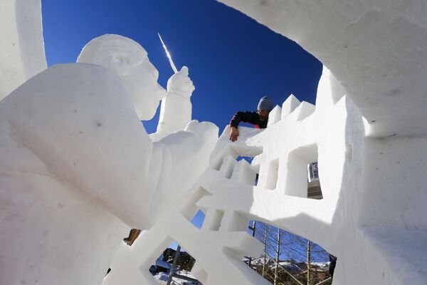 The International Championship Dedicated to Snow Sculpture in Colorado - Sputnik International