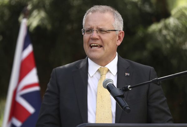 Australia’s PM Morrison Refuses to Intervene in Assange Case Despite Pamela Anderson’s Plea Australia’s PM Morrison Refuses to Intervene in Assange Case Despite Pamela Anderson’s Plea - Sputnik International
