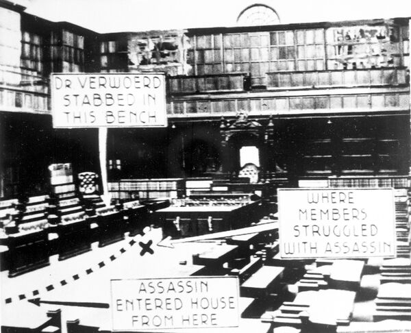 The assassination of Hendrik Verwoerd shocked South Africa but a political cover-up was put into action to paint the killer as a madman The assassination of Hendrik Verwoerd shocked South Africa but a political cover-up was put into action to paint the killer as a madman - Sputnik International