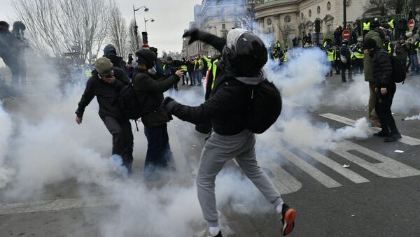 Yellow Vests protest in Paris - Sputnik International
