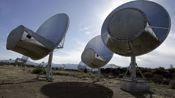 radio telescopes of the former Allen Telescope Array in Hat Creek, Calif. - Sputnik International