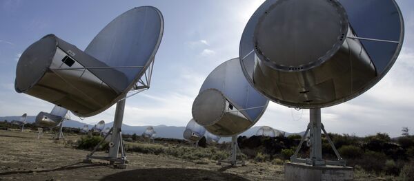 radio telescopes of the former Allen Telescope Array in Hat Creek, Calif. - Sputnik International