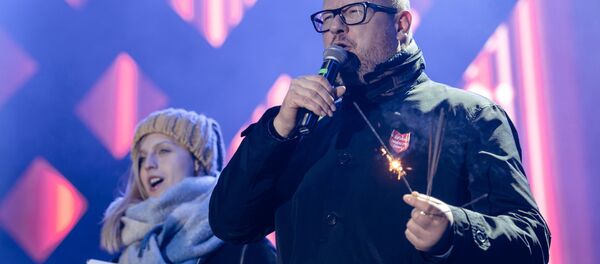 Gdansk's Mayor Pawel Adamowicz speaks during the 27th Grand Finale of the Great Orchestra of Christmas Charity in Gdansk, Poland January 13, 2019 Gdansk's Mayor Pawel Adamowicz speaks during the 27th Grand Finale of the Great Orchestra of Christmas Charity in Gdansk, Poland January 13, 2019 - Sputnik International