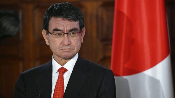 Japanese Foreign Minister Taro Kono - Sputnik International