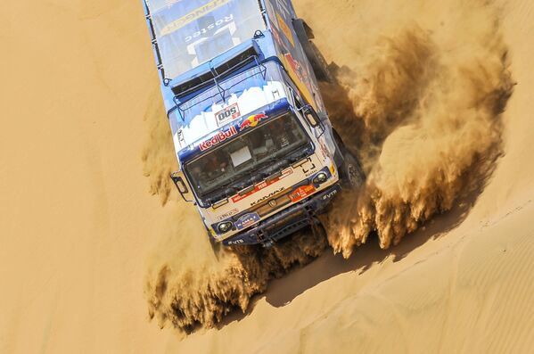 Photos of the KAMAZ Master team during the fifth stage of the Dakar 2019 Rally - Sputnik International