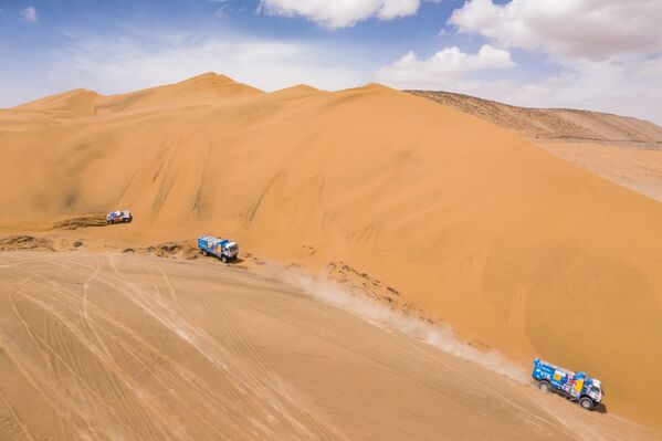 Photos of the KAMAZ Master team during the fifth stage of the Dakar 2019 Rally - Sputnik International