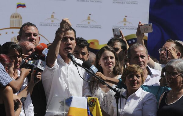 Venezuela Urges France to Deliver Opposition Leader Juan Guaido, Reportedly in Hiding at its Embassy - Sputnik International