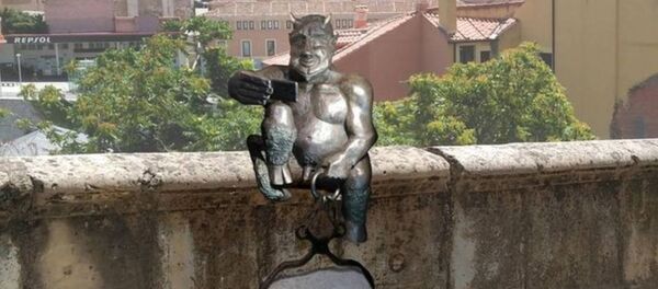 Satan sculpture Satan sculpture - Sputnik International