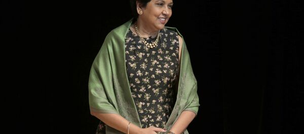 Former PepsiCo CEO Indra Nooyi participates in an event in New York, Tuesday, Oct. 9, 2018 Former PepsiCo CEO Indra Nooyi participates in an event in New York, Tuesday, Oct. 9, 2018 - Sputnik International