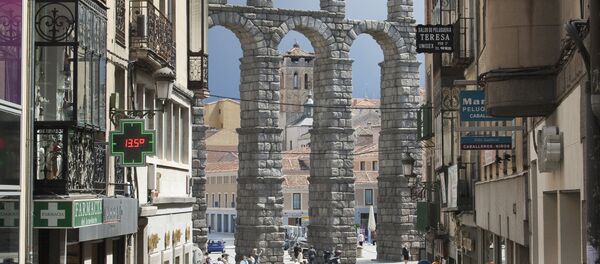 Ancient aqueduct in Segovia, Spain Ancient aqueduct in Segovia, Spain - Sputnik International