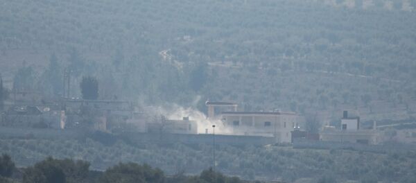 Explosion in Afrin Explosion in Afrin - Sputnik International