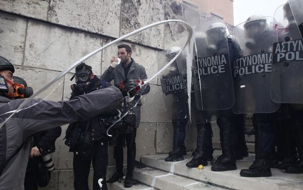 Clashes in Athens - Sputnik International