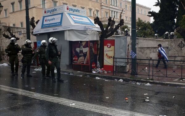 Protests in Athens - Sputnik International