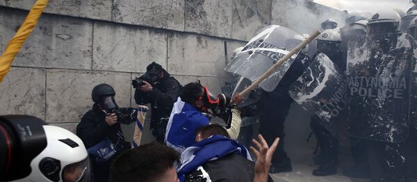 Protests in Athens - Sputnik International