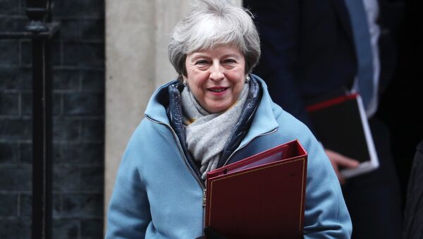 Britain's Prime Minister Theresa May leaves Downing Street in London, Britain, January 21, 2019 - Sputnik International