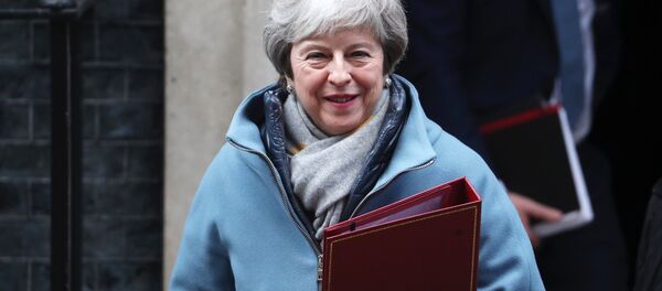 Britain's Prime Minister Theresa May leaves Downing Street in London, Britain, January 21, 2019 - Sputnik International