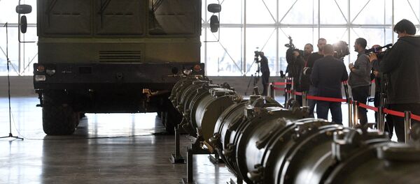 Demonstration of rocket 9M729 for military attaches Demonstration of rocket 9M729 for military attaches - Sputnik International