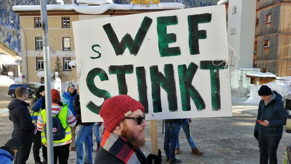 Activists Rally Against the Annual World Economic Forum in Davos - Sputnik International