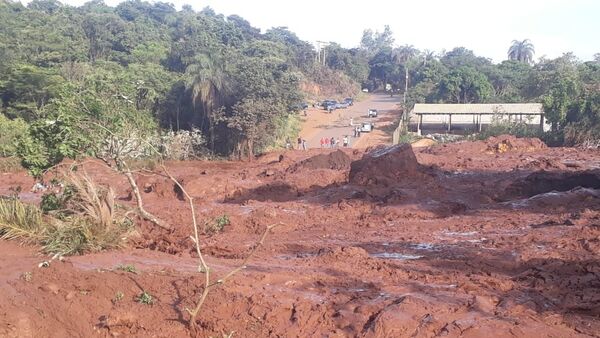 The aftermath of a dam collapse at an iron ore mine owned by Vale SA in Brazil. - Sputnik International