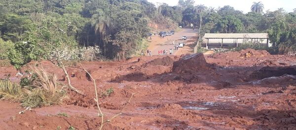 The aftermath of a dam collapse at an iron ore mine owned by Vale SA in Brazil. The aftermath of a dam collapse at an iron ore mine owned by Vale SA in Brazil. - Sputnik International