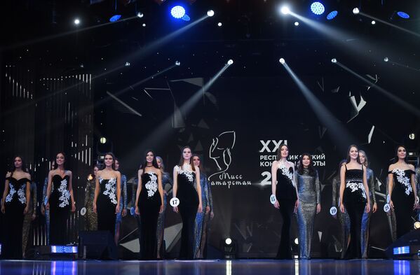 Participants of XXI Republican Beauty Contest Miss Tatarstan-2019 in Kazan - Sputnik International