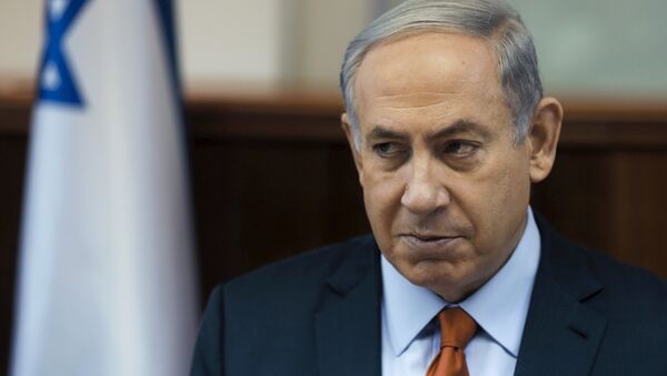 Israel's Prime Minister Benjamin Netanyahu attends the weekly cabinet meeting at his office in Jerusalem June 28, 2015. - Sputnik International