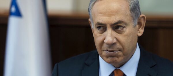 Israel's Prime Minister Benjamin Netanyahu attends the weekly cabinet meeting at his office in Jerusalem June 28, 2015. - Sputnik International