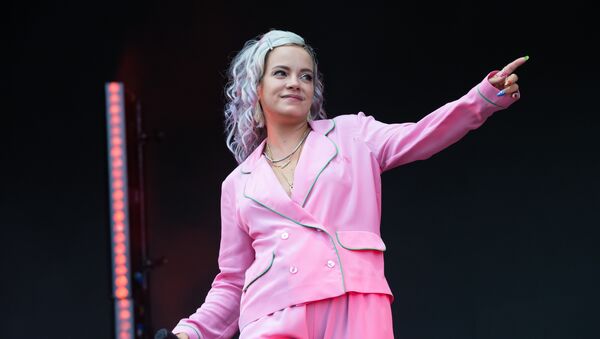 English singer-songwriter Lily Allen performs during weekend two of the ACL Music Festival at Zilker Park in Austin on October 12, 2018. - Sputnik International