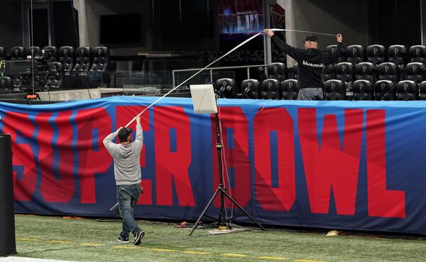 Preparations for the Superbowl in Atlanta in February 2019 - Sputnik International