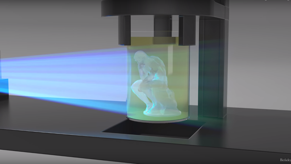 New gel and light-based printer developed by materials scientists. - Sputnik International