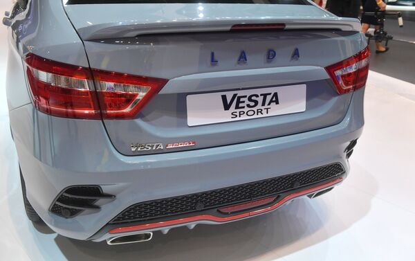 Lada Vesta Sport Concept at the Moscow International Automotive Salon 2018. - Sputnik International