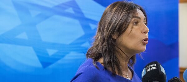 Miri Regev, Israel's Minister of Culture and Sport, addresses journalists before the weekly cabinet meeting at the prime minister's office in Jerusalem, Sunday, August 12, 2018. - Sputnik International