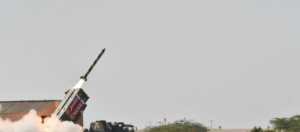 Pakistan today successfully conducted training launch of short range surface to surface ballistic missile “Nasr” to enhance the operational efficiency of Army Strategic Forces Command besides re-validating the desired technical parameters. Pakistan today successfully conducted training launch of short range surface to surface ballistic missile “Nasr” to enhance the operational efficiency of Army Strategic Forces Command besides re-validating the desired technical parameters. - Sputnik International