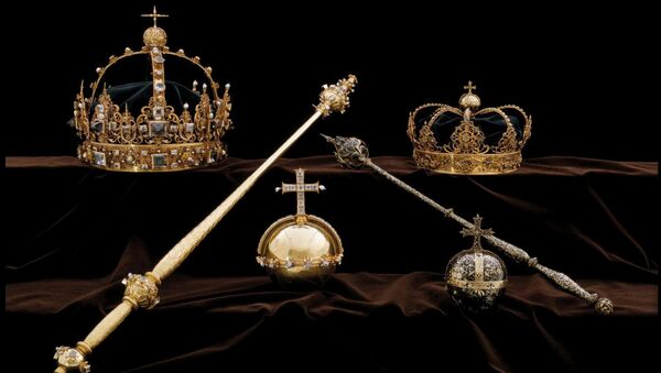 The Swedish Royal Family's crown jewels from the 17th century (File) - Sputnik International