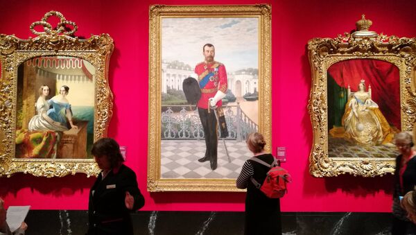 A painting of Tsar Nicholas II is displayed at the 'Russia, Royalty & the Romanovs' Exhibition at The Queen's Gallery in London, UK - Sputnik International