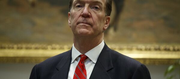 David Malpass, under secretary of the Treasury for international affairs, listens as President Donald Trump announces his nomination to head the World Bank, during an event in the Rosevelt Room of the White House, Wednesday, Feb. 6, 2019, in Washington - Sputnik International