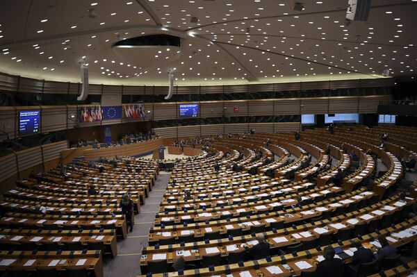 European Parliament members attend a plenary session at the European Parliament in Brussels, Thursday, Jan. 31, 2019 European Parliament members attend a plenary session at the European Parliament in Brussels, Thursday, Jan. 31, 2019 - Sputnik International