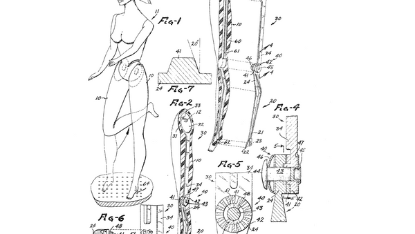 original patent submission for a Barbie doll - Sputnik International
