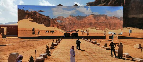 Concert hall, Winter at Tantora, Saudi Arabia Concert hall, Winter at Tantora, Saudi Arabia - Sputnik International