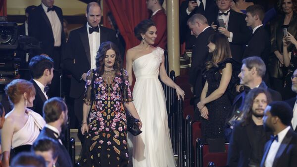 Britain's Prince William and Kate, Duchess of Cambridge arrive for the BAFTA 2019 Awards at The Royal Albert Hall in London, Sunday Feb. 10, 2019 - Sputnik International