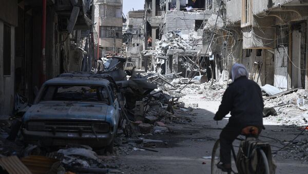 The city of Douma near Damascus after liberation from terrorists - Sputnik International