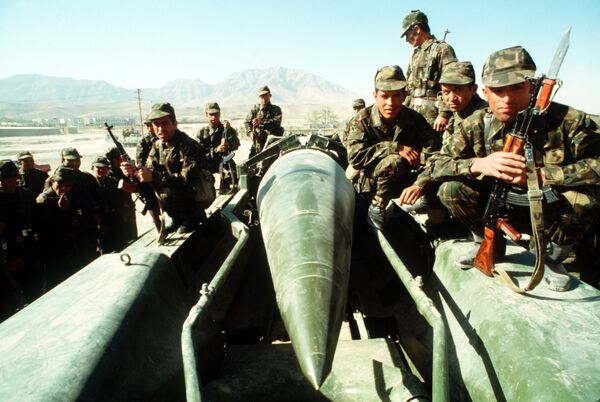 Photo of Soviet soldiers in Afghanistan. 3 September 1988 - Sputnik International